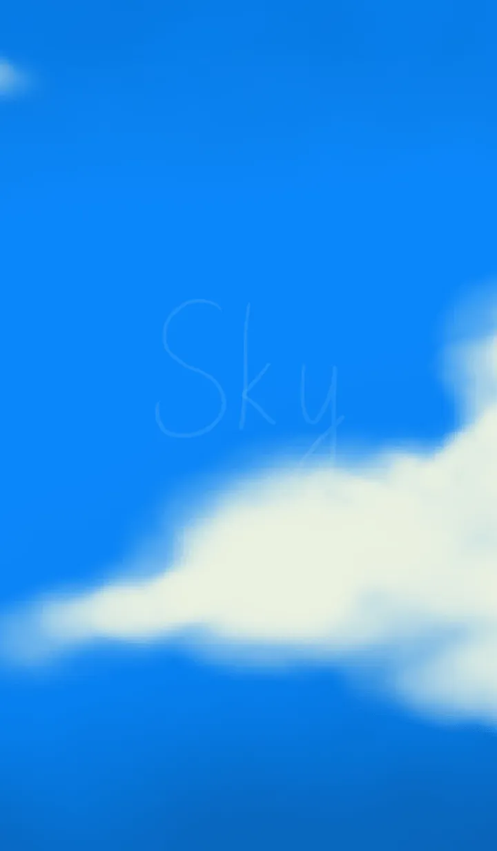 [LINE着せ替え] The blue sky 01の画像1
