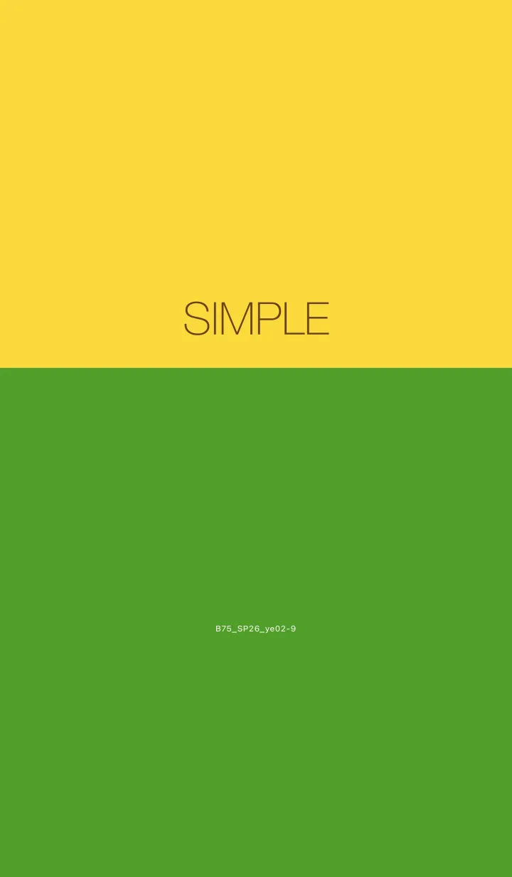 [LINE着せ替え] B75.26_イエロー2-9の画像1