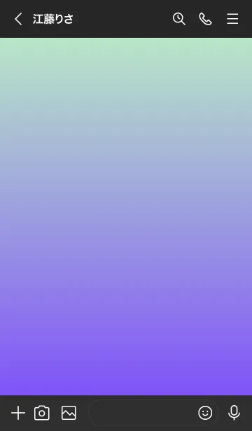 [LINE着せ替え] グラデーションスタイル／オーラ78の画像2