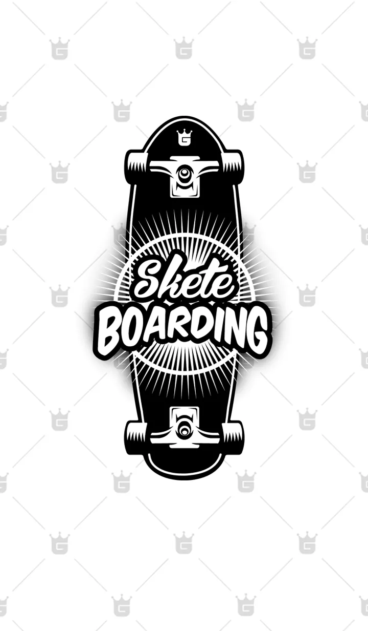 [LINE着せ替え] クール＆スタイリッシュ SK8 SKATEBOARDINGの画像1