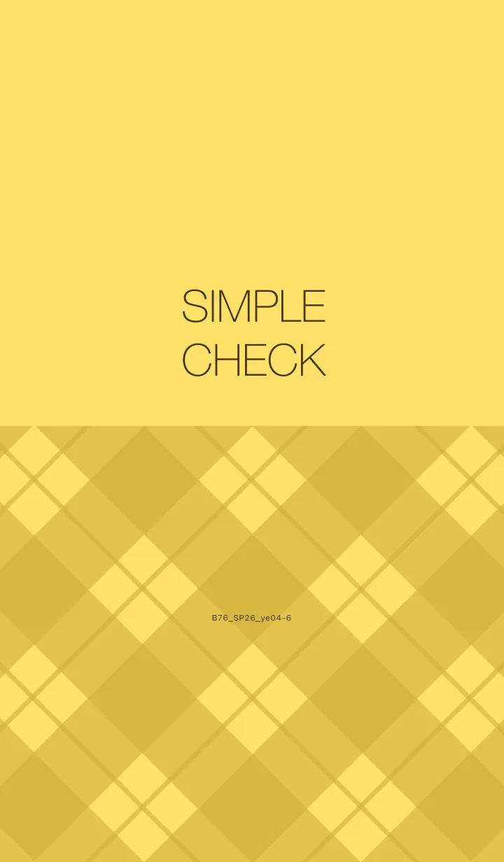 [LINE着せ替え] B76.26_イエロー4-6の画像1