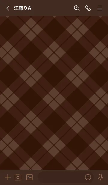 [LINE着せ替え] 676.25_ブラウン1-6の画像3