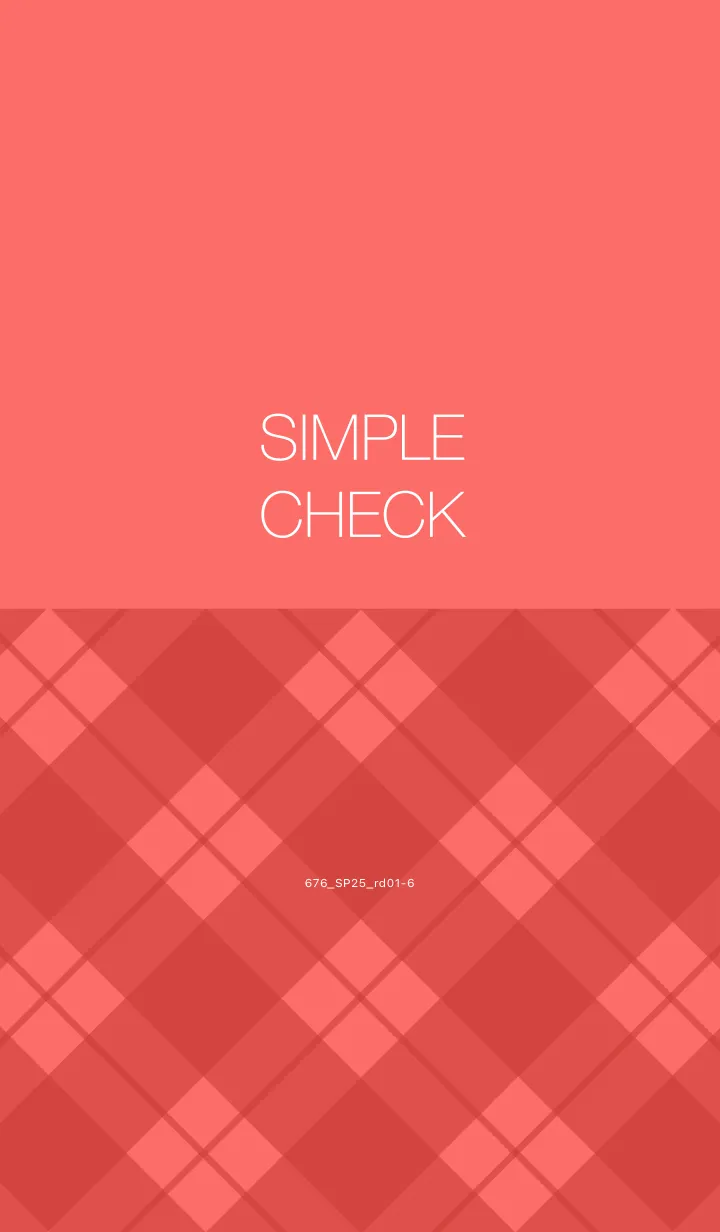 [LINE着せ替え] 676.25_レッド1-6の画像1