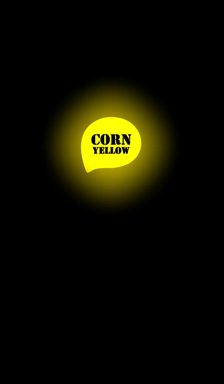 [LINE着せ替え] Corn Yellow In Black v.10 (JP)の画像1