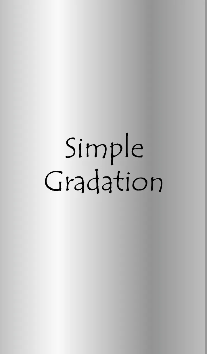 [LINE着せ替え] Simple Gradation -Silver 5-の画像1