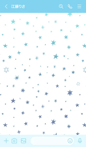 [LINE着せ替え] ミニ スターズ 038の画像3