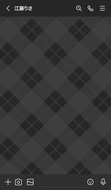 [LINE着せ替え] 676.25_黒/白2-9の画像3