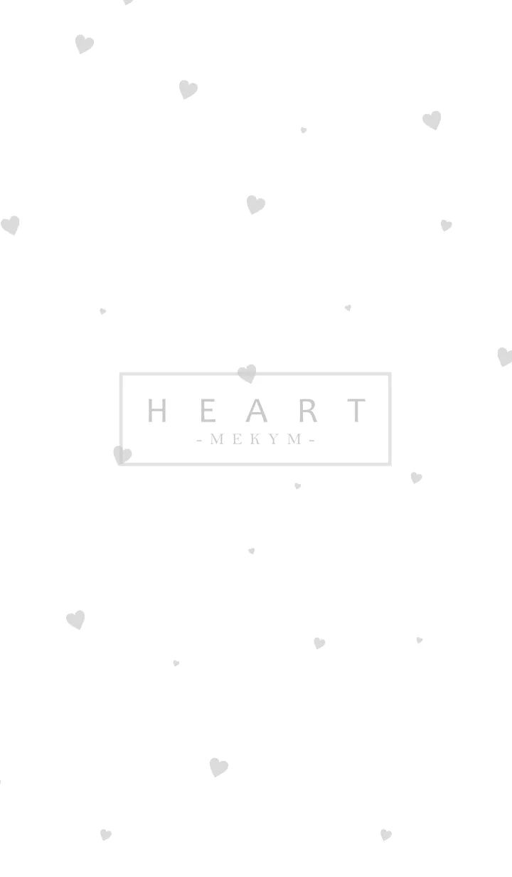 [LINE着せ替え] HEART-Gray.MEKYM 14の画像1