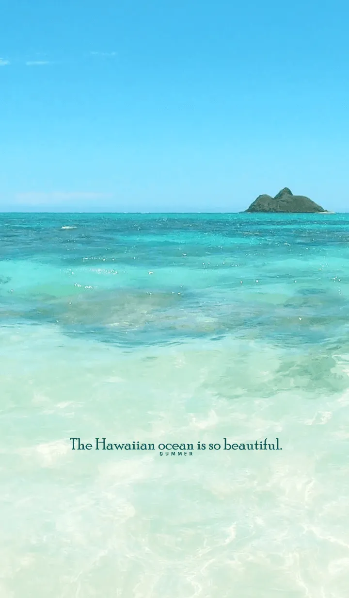 [LINE着せ替え] Hawaiian ocean is so beautiful-MEKYM- 37の画像1