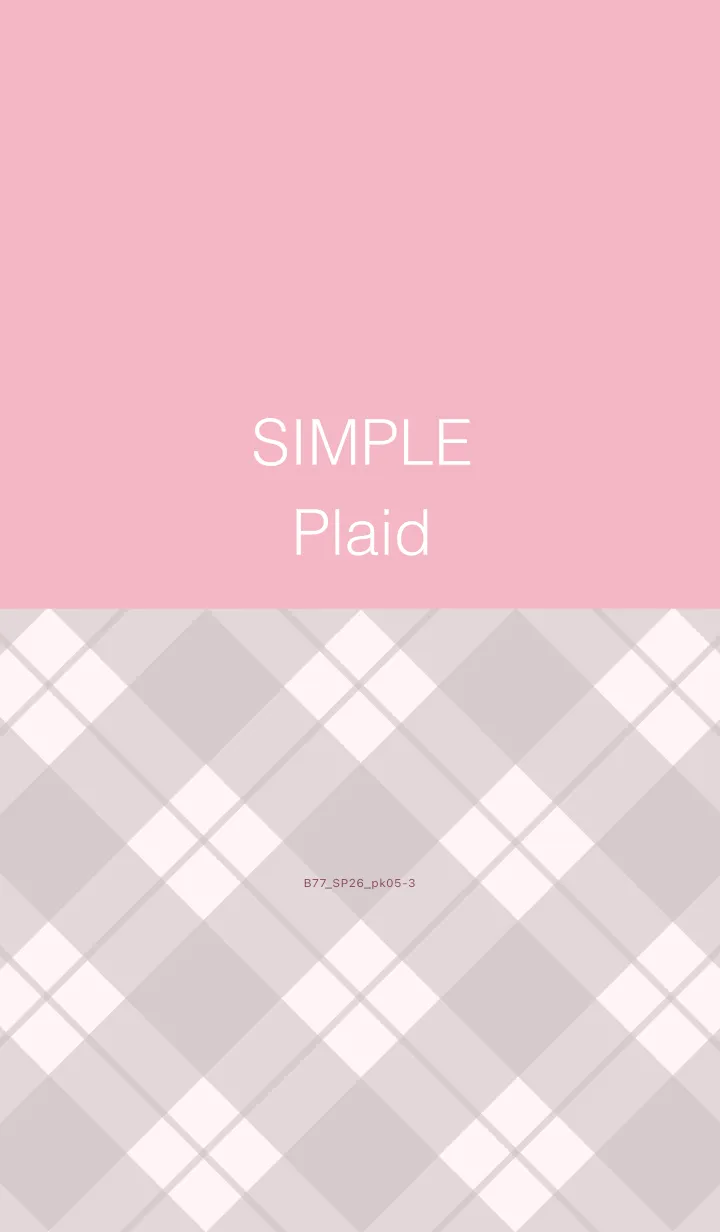 [LINE着せ替え] B77.26_ピンク5-3の画像1