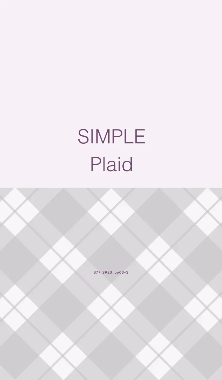 [LINE着せ替え] B77.26_パープル3-3の画像1