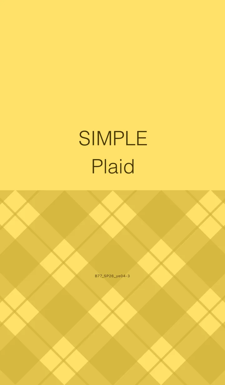 [LINE着せ替え] B77.26_イエロー4-3の画像1