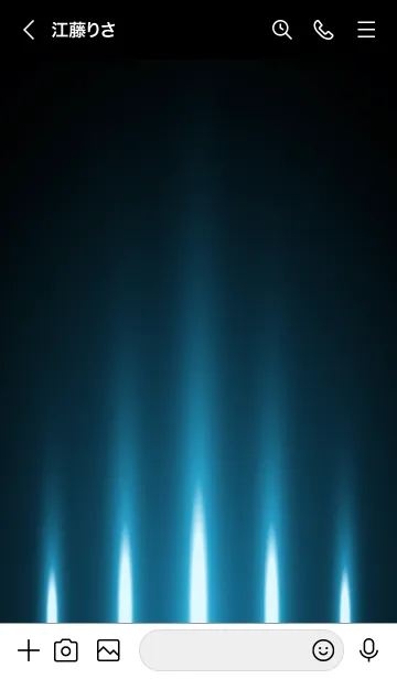 [LINE着せ替え] SAXEBLUE LIGHT. -MEKYM-の画像3