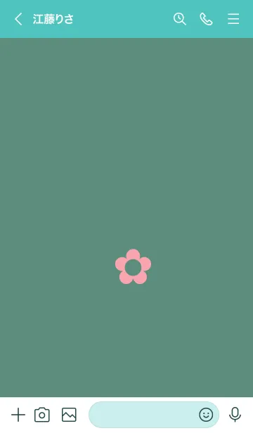 [LINE着せ替え] ザ シンプル ミニ フラワー 32の画像3