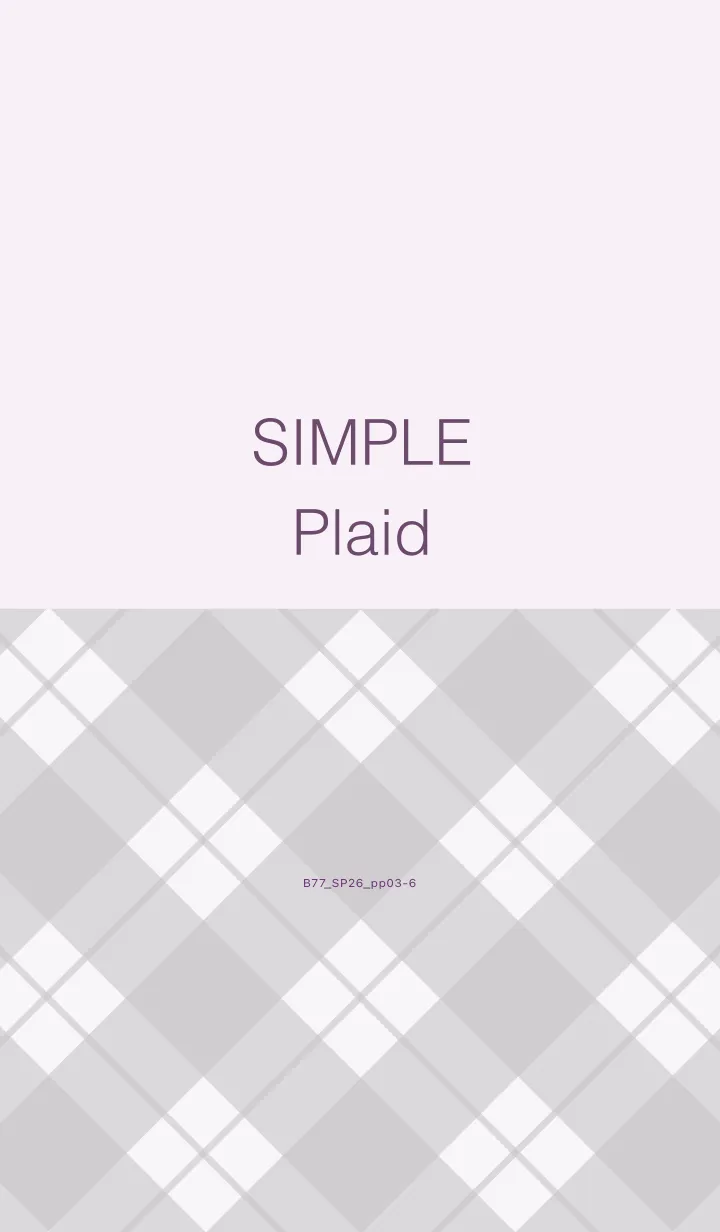 [LINE着せ替え] B77.26_パープル3-6の画像1