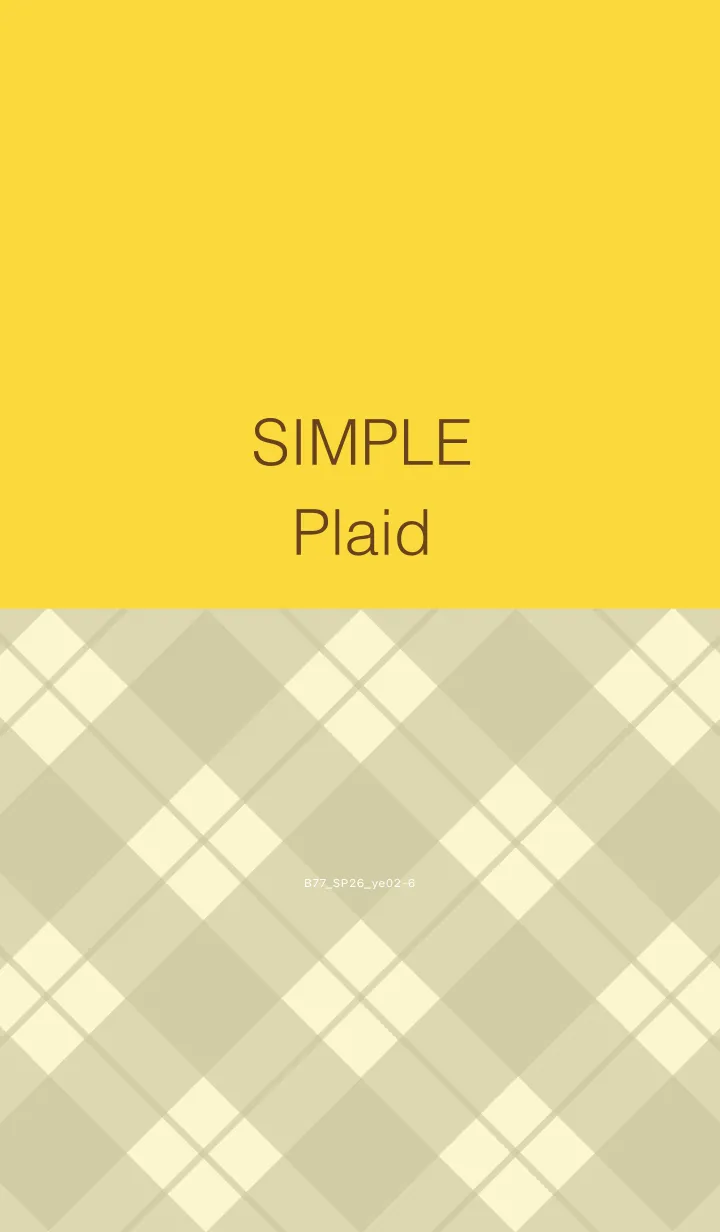 [LINE着せ替え] B77.26_イエロー2-6の画像1