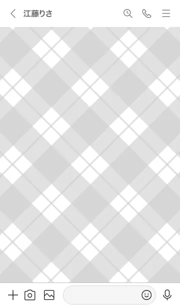 [LINE着せ替え] 677.25_黒/白3-6の画像3