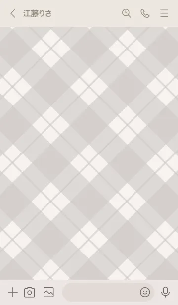 [LINE着せ替え] 677.25_ベージュ1-6の画像3