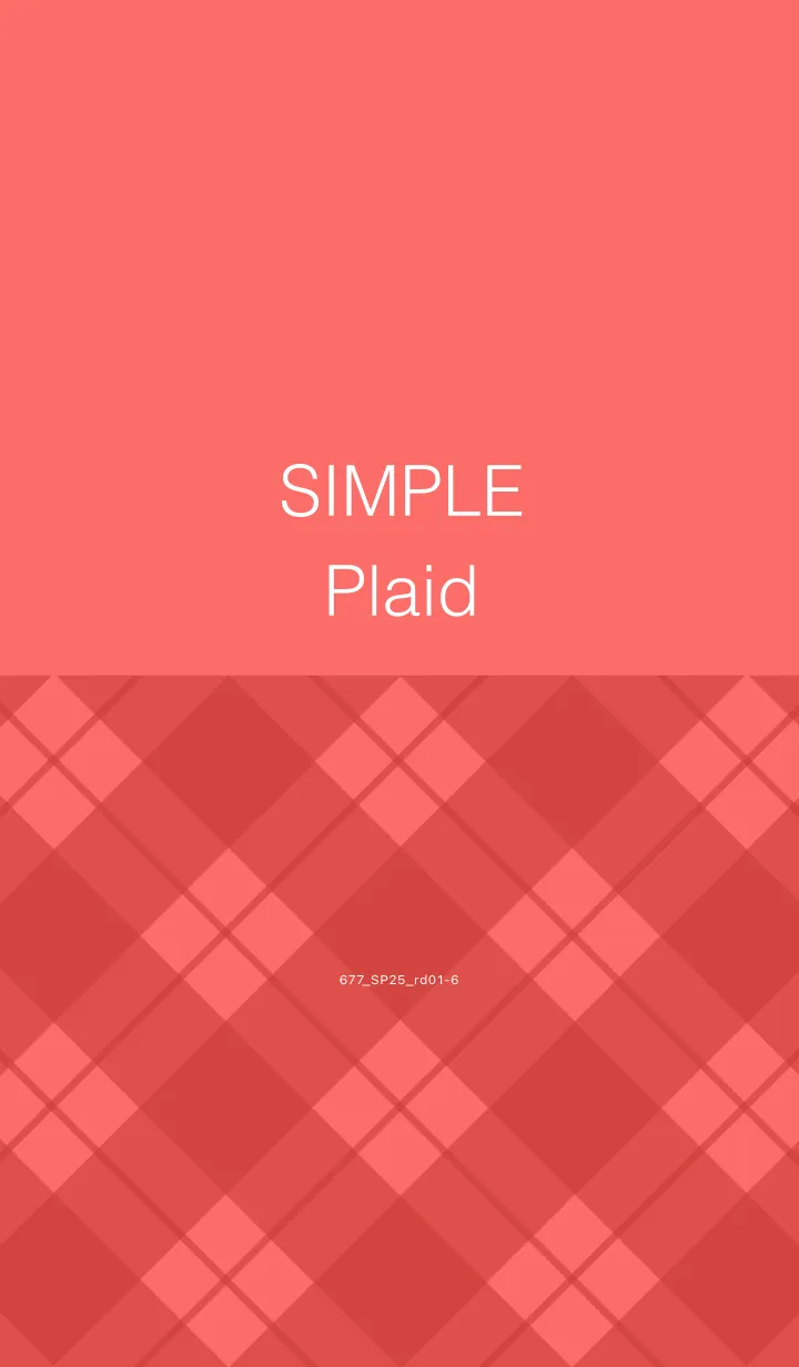 [LINE着せ替え] 677.25_レッド1-6の画像1