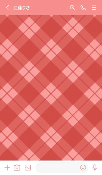 [LINE着せ替え] 677.25_レッド1-6の画像3