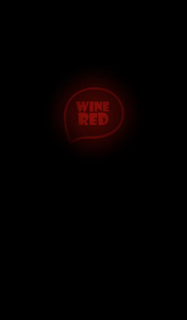 [LINE着せ替え] Wine Red Neon Theme Ver.10 (JP)の画像1