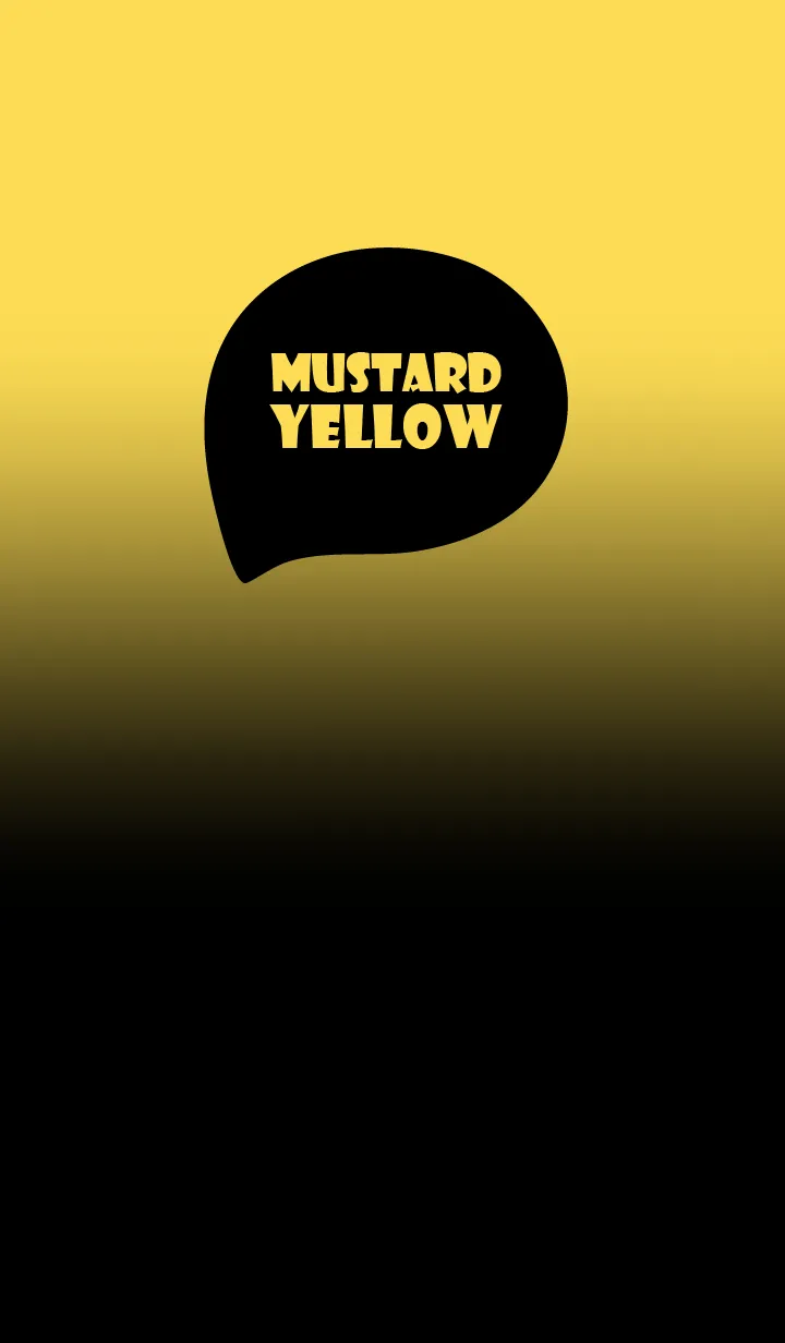 [LINE着せ替え] Black & Mustard Yellow  Theme (JP)の画像1