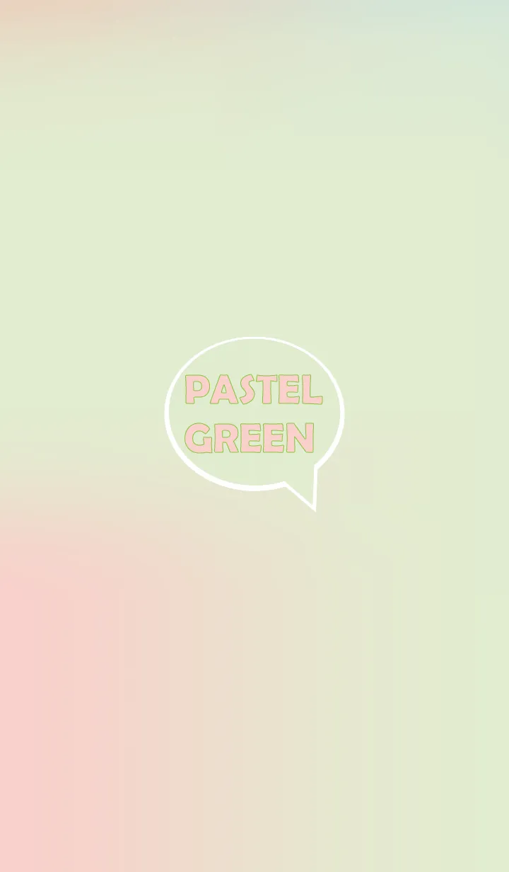 [LINE着せ替え] Pink and green pastel v.2 JPの画像1