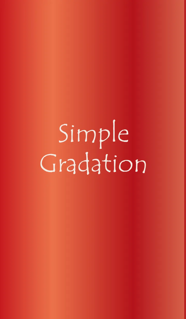 [LINE着せ替え] Simple Gradation -GlossyRed 6-の画像1