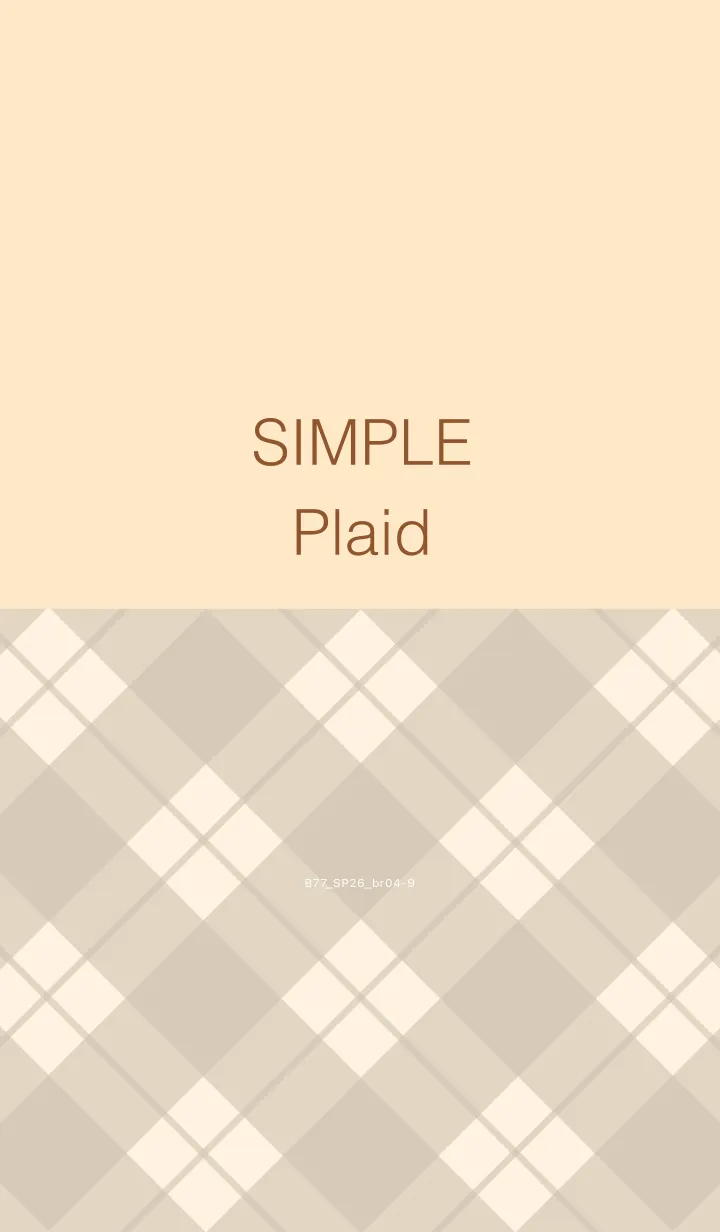 [LINE着せ替え] B77.26_ブラウン4-9の画像1