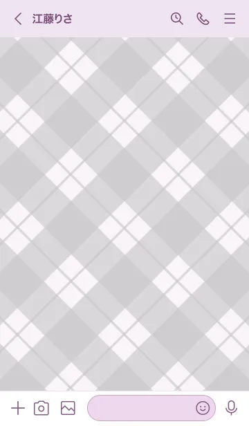 [LINE着せ替え] B77.26_パープル3-9の画像3