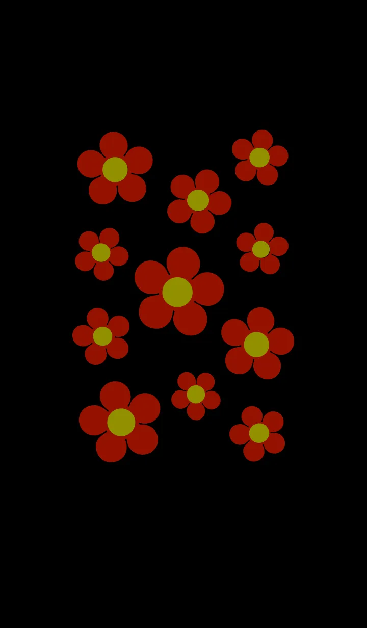 [LINE着せ替え] 可愛いお花 No.1-B19の画像1