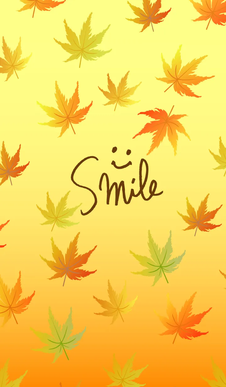 [LINE着せ替え] もみじ-スマイル16-の画像1