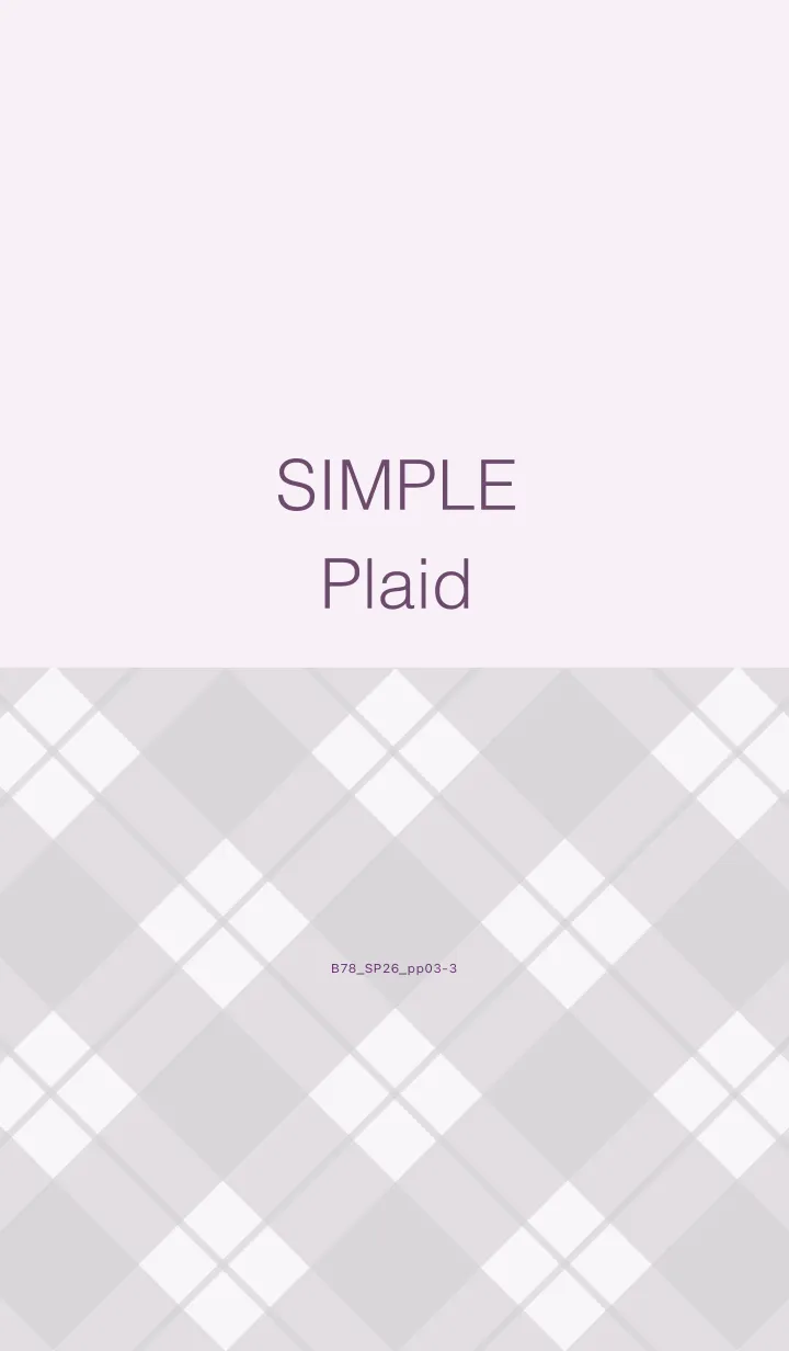 [LINE着せ替え] B78.26_パープル3-3の画像1