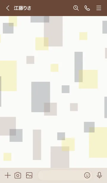 [LINE着せ替え] おしゃれ四角24の画像3