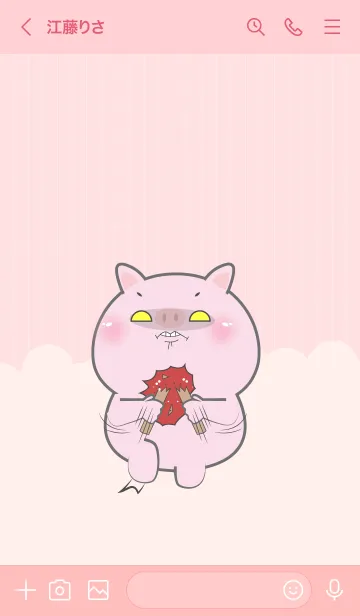 [LINE着せ替え] Little Angry Pig Pig  Theme (JP)の画像3