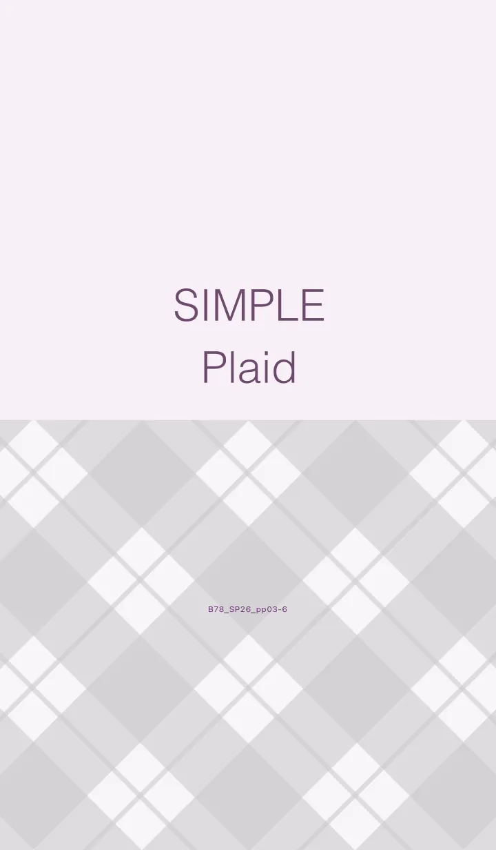 [LINE着せ替え] B78.26_パープル3-6の画像1