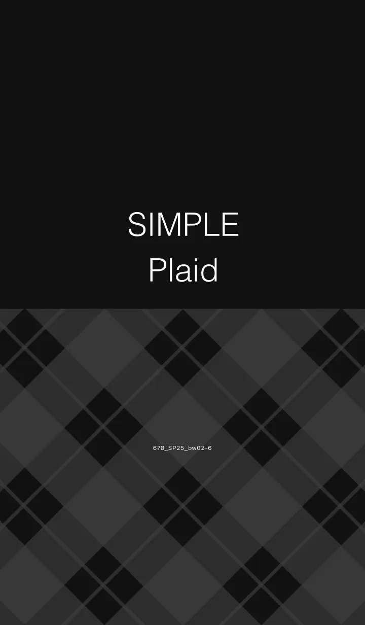 [LINE着せ替え] 678.25_黒/白2-6の画像1