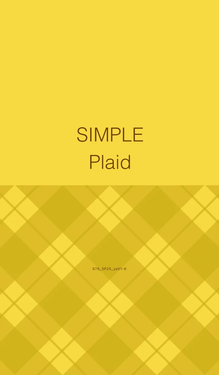 [LINE着せ替え] 678.25_イエロー1-6の画像1