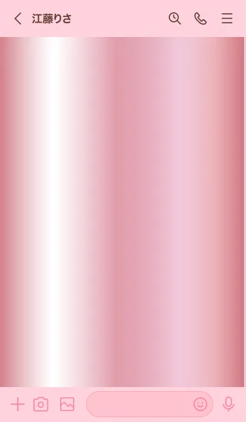 [LINE着せ替え] Simple Gradation -GlossyPink 23-の画像3