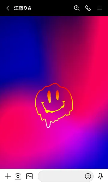 [LINE着せ替え] サイケデリック スマイル 25の画像3