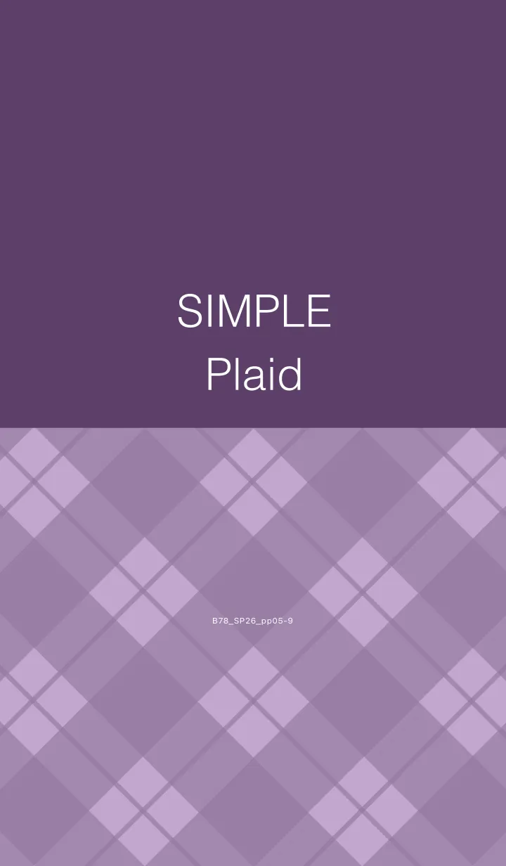 [LINE着せ替え] B78.26_パープル5-9の画像1