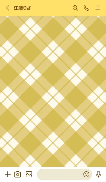 [LINE着せ替え] B78.26_イエロー4-9の画像3