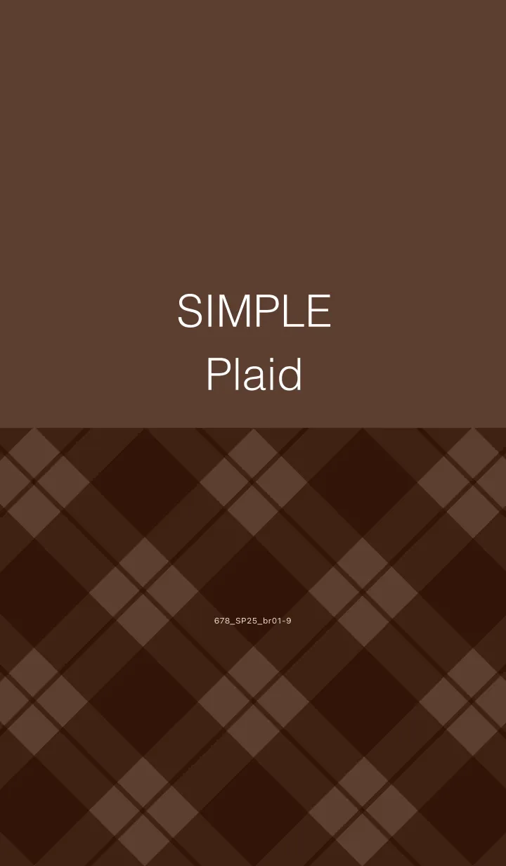 [LINE着せ替え] 678.25_ブラウン1-9の画像1