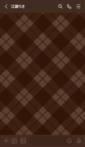 [LINE着せ替え] 678.25_ブラウン1-9の画像3