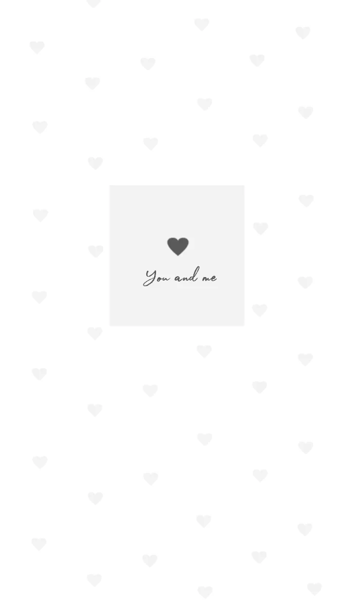 [LINE着せ替え] pattern_heart #gray redの画像1