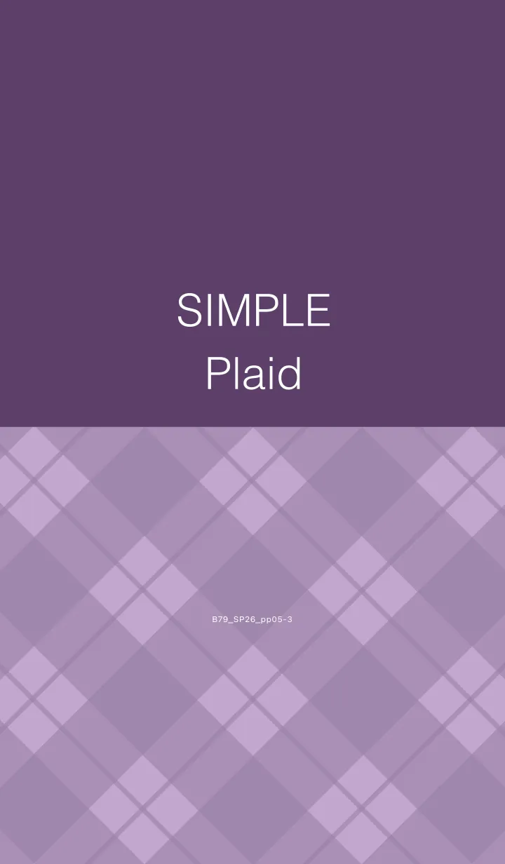 [LINE着せ替え] B79.26_パープル5-3の画像1