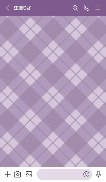 [LINE着せ替え] B79.26_パープル5-3の画像3