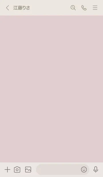 [LINE着せ替え] 大人のくすみピンクとシンプル。の画像3