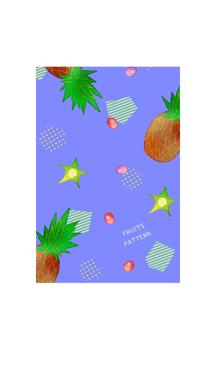 [LINE着せ替え] FRUITS PATTERN 02の画像1