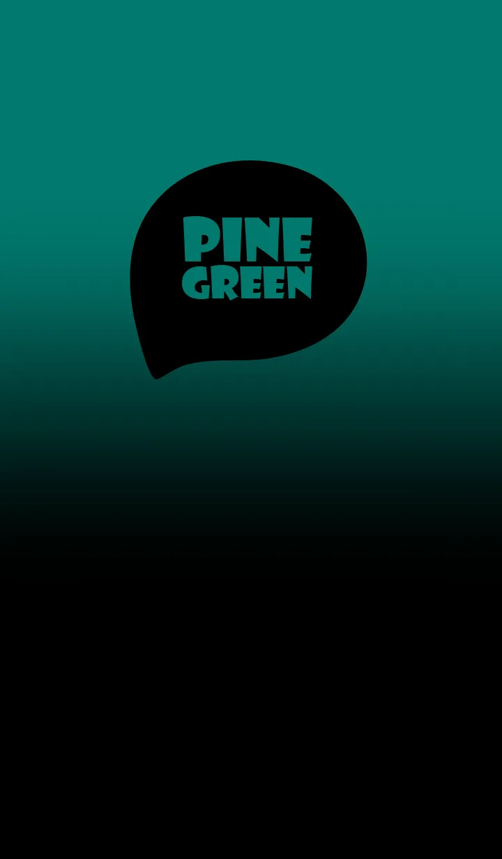 [LINE着せ替え] Black & Pine Green Theme (JP)の画像1